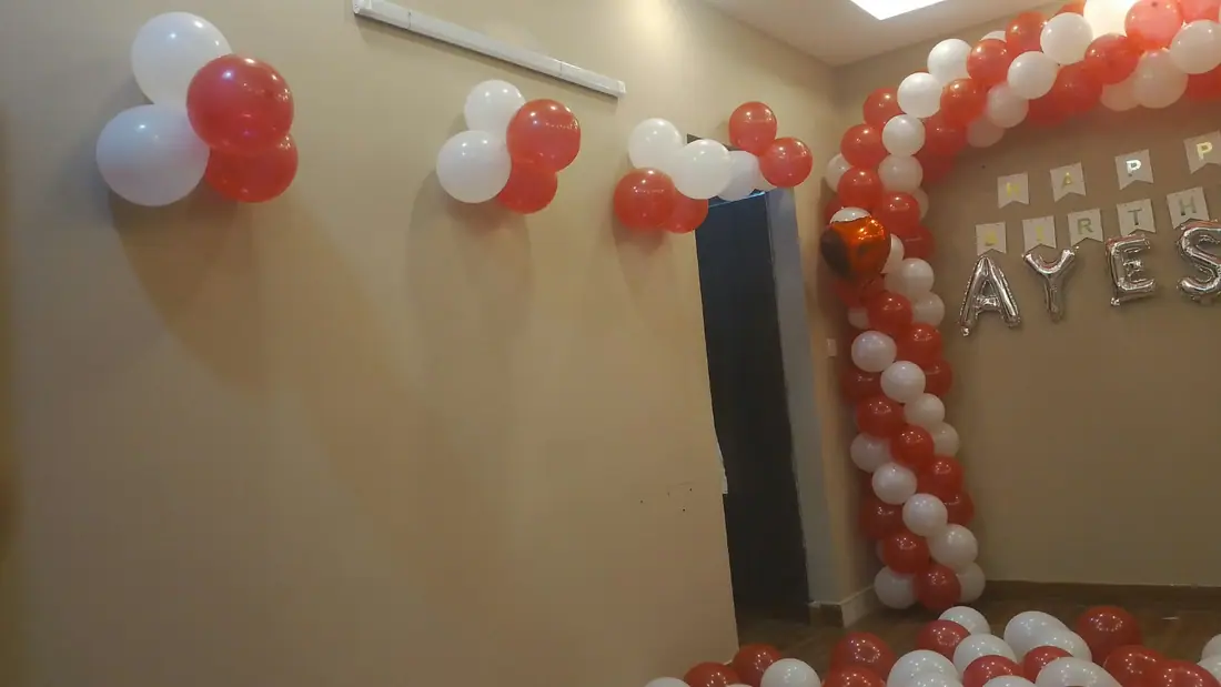 Balloon decoration by Aamir Birthday Decoration & Helium Balloons Services