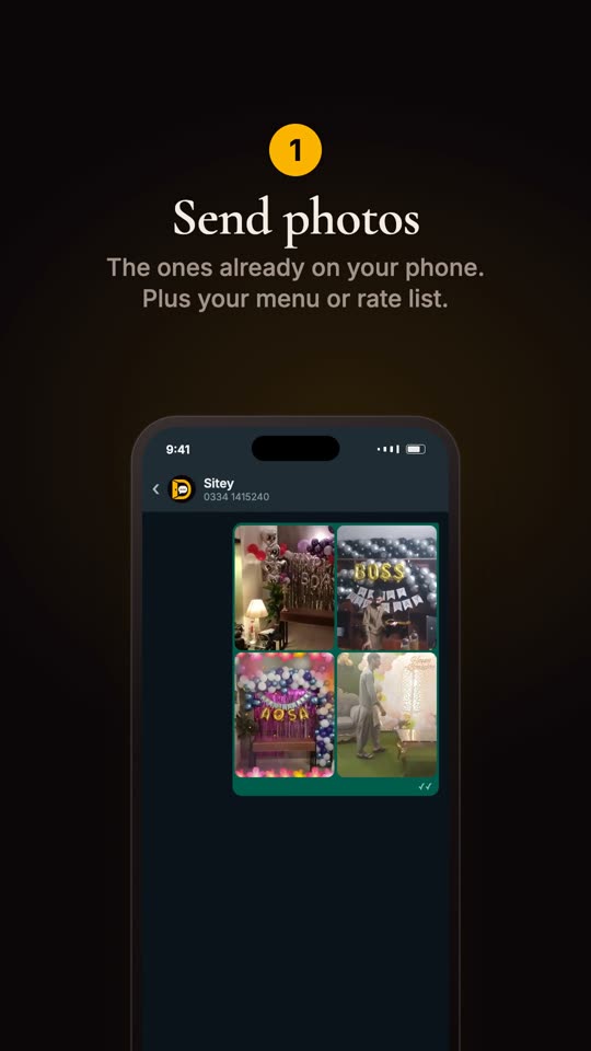 How it works: three steps