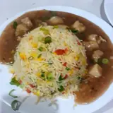 Chicken Garlic with Rice