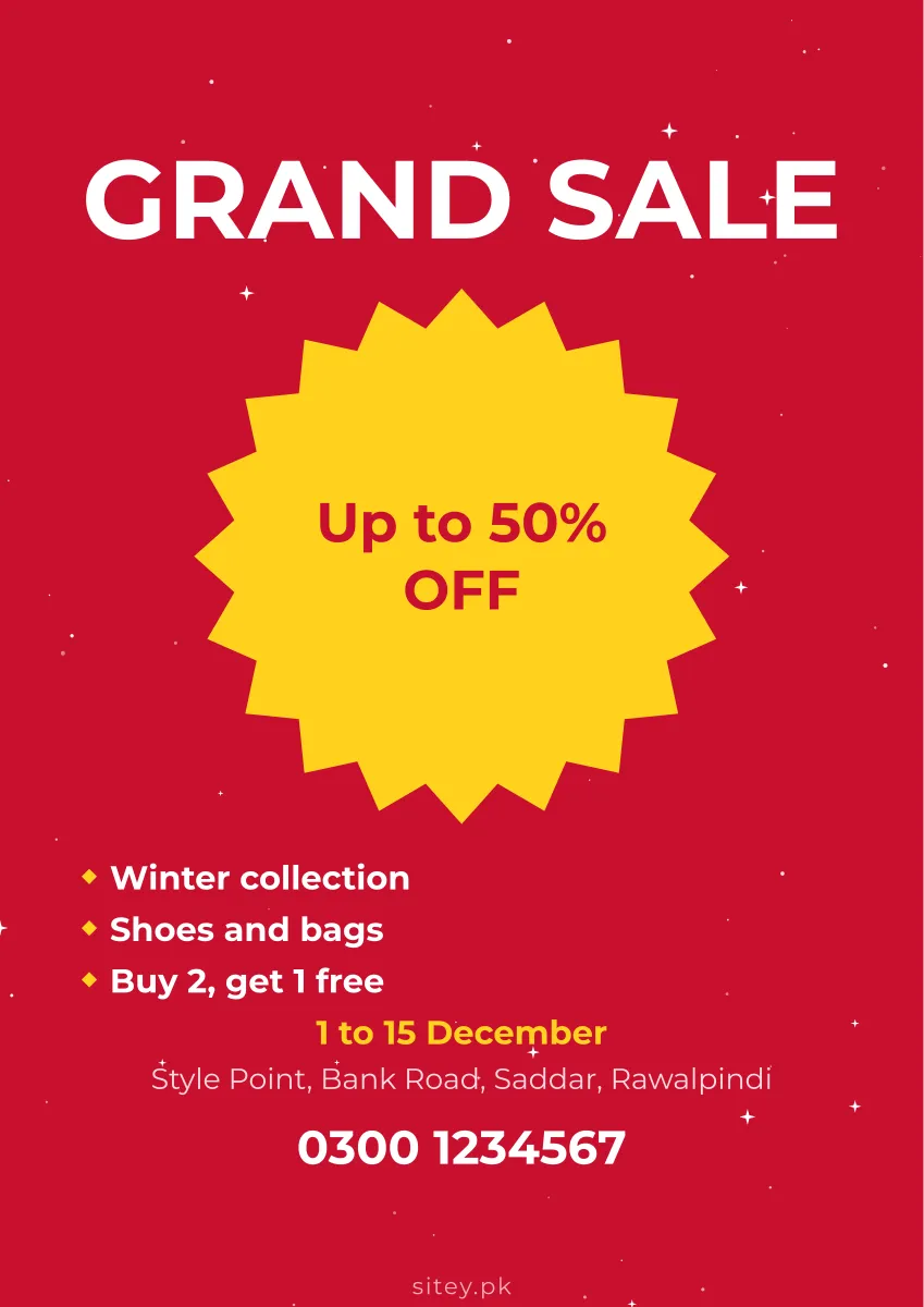 Sale poster and banner, Sale & offer design